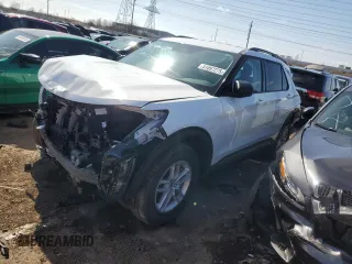 2025 Ford Explorer Active with VIN 1FMUK8DH4SGA27119, listed as a Copart auction lot 51097275 with 7,322 mi miles and Salvage title. Bid and sale history available at DreamBid. Image 1.