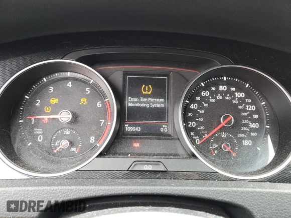 2017 Volkswagen Golf GTI S with VIN 3VW5T7AU7HM051346, listed as a Copart auction lot 47765364 with 109,943 mi miles. Bid and sale history available at carsss.com. Image 9.