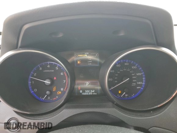 2016 Subaru Outback Premium with VIN 4S4BSBFCXG3313108, listed as a Copart auction lot 60473205 with 166,639 mi miles and Salvage title. Bid and sale history available at DreamBid. Image 9.