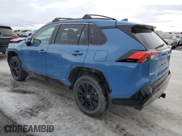 2022 Toyota RAV4 with VIN 2T34WRFV8NW148892, listed as a Copart auction lot 87884075 with 55,584 mi miles and Salvage title. Bid and sale history available at DreamBid. Image 2.