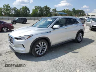 2019 Infiniti QX50 Essential with VIN 3PCAJ5M18KF135281, listed as a Copart auction lot 65969355 with 126,473 mi miles and Clean title. Bid and sale history available at DreamBid. Image 1.