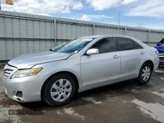 2011 Toyota Camry LE with VIN 4T1BF3EK0BU758317, listed as a Copart auction lot 48827724 with 117,705 mi miles and Salvage Title. Bid and sale history available at DreamBid. Image 1.