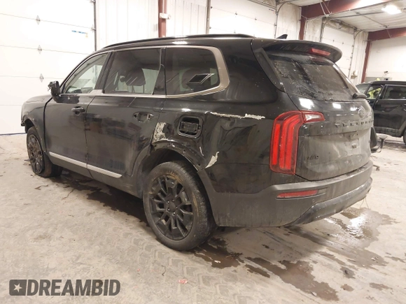 2021 Kia Telluride EX with VIN 5XYP3DHC5MG105113, listed as a IAAI auction lot 41395778 with 90,353 mi miles and . Bid and sale history available at DreamBid. Image 3.