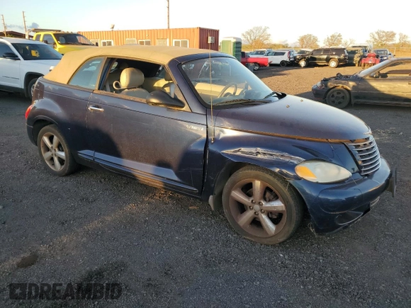 2005 Chrysler PT Cruiser GT with VIN 3C3AY75S45T336734, listed as a Copart auction lot 74562924 with 77,762 mi miles and Clean Title. Bid and sale history available at DreamBid. Image 4.