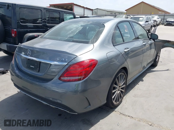 2017 Mercedes-Benz C 43 AMG with VIN 55SWF6EB1HU218353, listed as a IAAI auction lot 37198246 with 48,728 mi miles and . Bid and sale history available at DreamBid. Image 4.