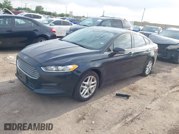 2014 Ford Fusion SE with VIN 3FA6P0HD3ER184294, listed as a IAAI auction lot 42141660 with 216,696 mi miles. Bid and sale history available at carsss.com. Image 2.