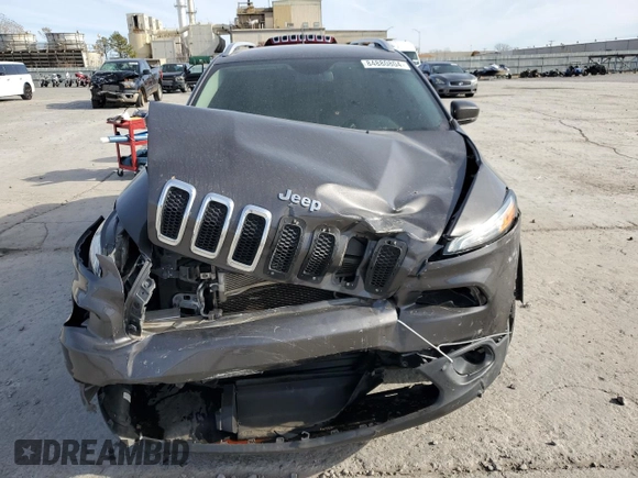 2018 Jeep Cherokee Limited with VIN 1C4PJMDX3JD554279, listed as a Copart auction lot 84880804 with 135,630 mi miles and Salvage Title. Bid and sale history available at carsss.com. Image 5.