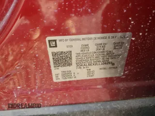 2020 GMC Terrain Denali with VIN 3GKALSEX2LL109293, listed as a Copart auction lot 52978955 with 113,411 mi miles and Salvage title. Bid and sale history available at DreamBid. Image 13.