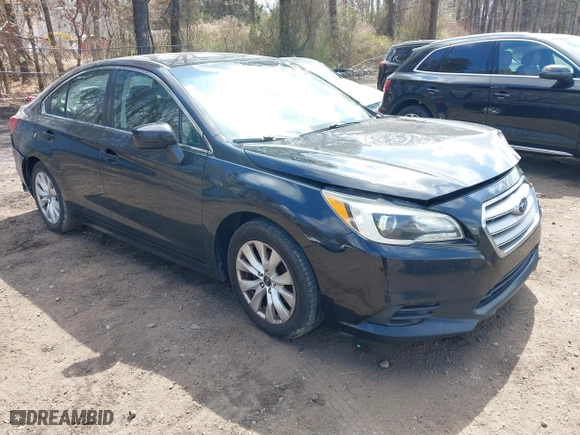 2015 Subaru Legacy 2.5i Premium with VIN 4S3BNAC63F3047756, listed as a IAAI auction lot 42010407 with 123,115 mi miles. Bid and sale history available at carsss.com. Image 1.