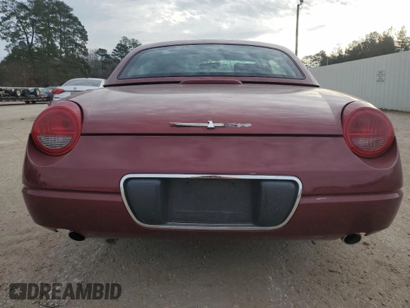 2004 Ford Thunderbird Deluxe z VIN 1FAHP60A94Y111945, wystawiony jako Copart lot #43871725 z przebiegiem Nie podano mil oraz Czysty tytuł • Clean title. Historia ofert i sprzedaży dostępna na DreamBid. Obrazek 6.