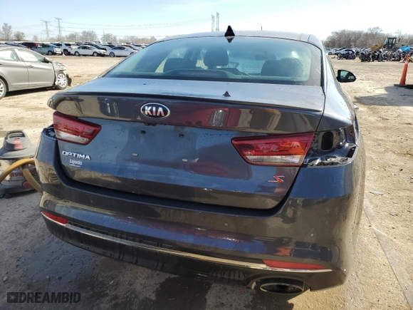 2018 Kia Optima LX with VIN 5XXGT4L36JG240768, listed as a Copart auction lot 48402515 with 53,408 mi miles and Salvage Title. Bid and sale history available at carsss.com. Image 6.