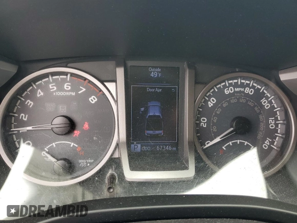 2016 Toyota Tacoma SR with VIN 3TMCZ5AN0GM028897, listed as a Copart auction lot 55755405 with 67,346 mi miles and Salvage Title. Bid and sale history available at DreamBid. Image 9.
