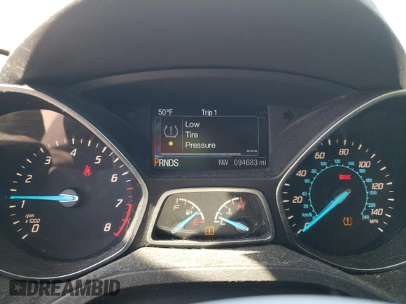 2015 Ford Escape SE with VIN 1FMCU9GX5FUA65822, listed as a Copart auction lot 53649505 with 94,683 mi miles and Salvage Title. Bid and sale history available at carsss.com. Image 9.