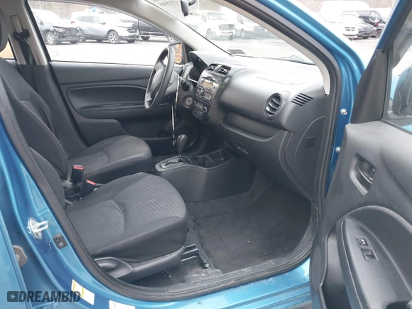 2015 Mitsubishi Mirage DE with VIN ML32A3HJ0FH060300, listed as a IAAI auction lot 41918985 with 132,784 mi miles. Bid and sale history available at carsss.com. Image 5.