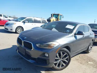 2018 BMW X2 sDrive28i with VIN WBXYJ3C3XJEJ82269, listed as a IAAI auction lot 41754391 with 106,007 mi miles. Bid and sale history available at carsss.com. Image 17.