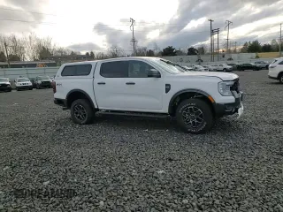 2024 Ford Ranger XLT with VIN 1FTER4HH5RLE15159, listed as a Copart auction lot 46310435 with 1,858 mi miles and Salvage Title. Bid and sale history available at carsss.com. Image 10.