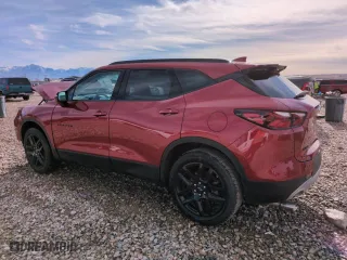 2022 Chevrolet Blazer LT with VIN 3GNKBDRS1NS135509, listed as a Copart auction lot 81934484 with 25,814 mi miles and Salvage Title. Bid and sale history available at carsss.com. Image 2.