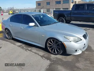 2008 BMW 5 Series 550i with VIN WBANW53538CT52019, listed as a IAAI auction lot 41550107 with 192,163 mi miles. Bid and sale history available at carsss.com. Image 1.