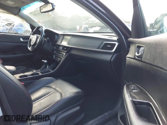 2016 Kia Optima SX Turbo with VIN 5XXGW4L25GG021629, listed as a IAAI auction lot 41812981 with 89,850 mi miles and . Bid and sale history available at DreamBid. Image 5.