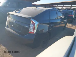2013 Toyota Prius One with VIN JTDKN3DU4D1625364, listed as a IAAI auction lot 41350022 with 86,299 mi miles. Bid and sale history available at carsss.com. Image 4.