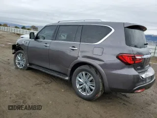 2024 Infiniti QX80 LUXE with VIN JN8AZ2AE8R9329087, listed as a Copart auction lot 85298884 with 18,635 mi miles and Non Repairable. Bid and sale history available at carsss.com. Image 2.