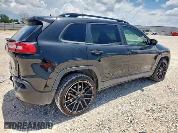 2016 Jeep Cherokee Sport z VIN 1C4PJLAS7GW273263, wystawiony jako Copart lot #62952895 z przebiegiem 98 786 mil mil oraz Szkoda całkowita • Salvage title. Historia ofert i sprzedaży dostępna na DreamBid. Obrazek 3.