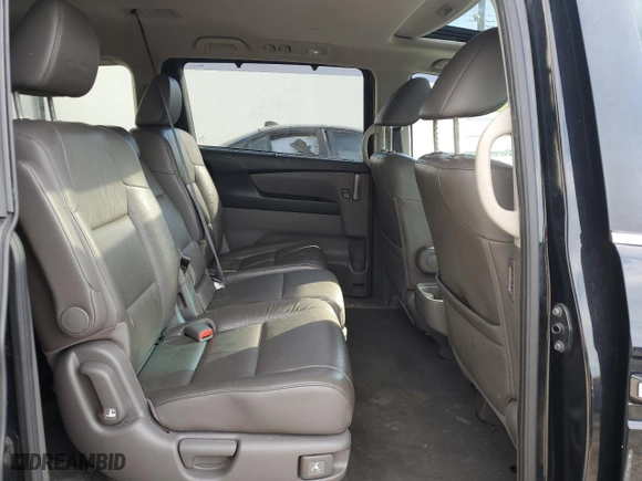 2012 Honda Odyssey EX-L with VIN 5FNRL5H67CB075837, listed as a Copart auction lot 46644975 with 166,595 mi miles and Salvage Title. Bid and sale history available at carsss.com. Image 11.