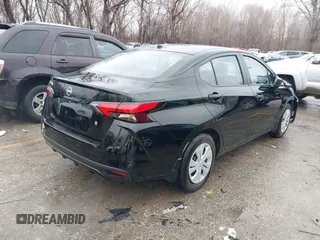 2024 Nissan Versa S with VIN 3N1CN8DV8RL846690, listed as a IAAI auction lot 41480567 with 28,643 mi miles and . Bid and sale history available at DreamBid. Image 4.