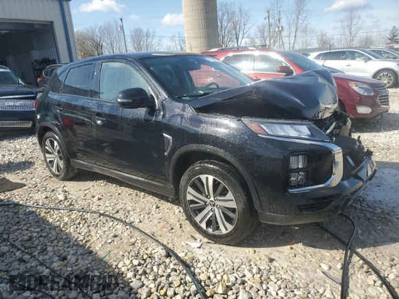 2021 Mitsubishi Outlander ES with VIN JA4ARUAU5MU019655, listed as a Copart auction lot 51538595 with 87,326 mi miles and Non repairable. Bid and sale history available at DreamBid. Image 4.