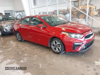 2020 Kia Forte LXS with VIN 3KPF24AD0LE191296, listed as a IAAI auction lot 41554765 with 46,964 mi miles. Bid and sale history available at carsss.com. Image 1.