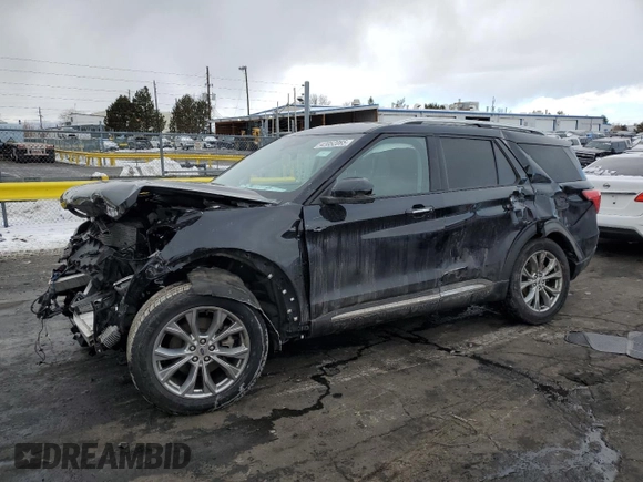 2021 Ford Explorer Limited with VIN 1FMSK7FHXMGB45824, listed as a Copart auction lot 42052065 with 73,159 mi miles and Salvage Title. Bid and sale history available at carsss.com. Image 1.