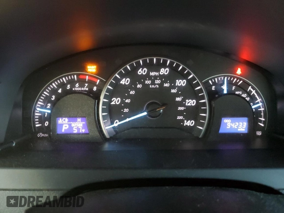 2014 Toyota Camry L with VIN 4T4BF1FK0ER354334, listed as a Copart auction lot 46633695 with 94,233 mi miles and Salvage Title. Bid and sale history available at carsss.com. Image 9.