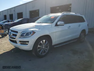2016 Mercedes-Benz GL with VIN 4JGDF6EE2GA702697, listed as a Copart auction lot 43022685 with 101,432 mi miles and Salvage Title. Bid and sale history available at carsss.com. Image 1.