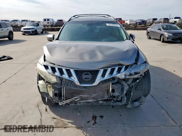 2010 Nissan Murano S with VIN JN8AZ1MU2AW012215, listed as a Copart auction lot 50788555 with 161,100 mi miles and Salvage Title. Bid and sale history available at carsss.com. Image 5.