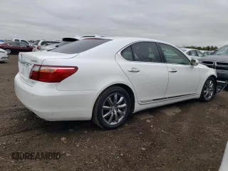 2010 Lexus LS 460 with VIN JTHCL5EF7A5008324, listed as a Copart auction lot 53737905 with 127,097 mi miles and Salvage title. Bid and sale history available at DreamBid. Image 3.