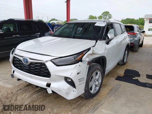 2023 Toyota Highlander Hybrid LE with VIN 5TDBBRCH1PS570363, listed as a IAAI auction lot 42436974 with Not provided miles and . Bid and sale history available at DreamBid. Image 17.