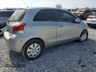 2010 Toyota Yaris with VIN JTDJT4K33A5298431, listed as a Copart auction lot 54492675 with 91,758 mi miles and Salvage Title. Bid and sale history available at carsss.com. Image 3.