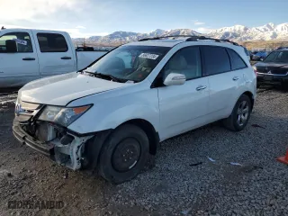 2009 Acura MDX Sport/Entertainment Pkg with VIN 2HNYD28849H501652, listed as a Copart auction lot 86827234 with 167,879 mi miles and Salvage Title. Bid and sale history available at carsss.com. Image 1.