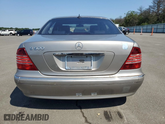 2004 Mercedes-Benz S-Class with VIN WDBNG75J24A412348, listed as a Copart auction lot 65396214 with 0 mi miles and Clean Title. Bid and sale history available at carsss.com. Image 6.