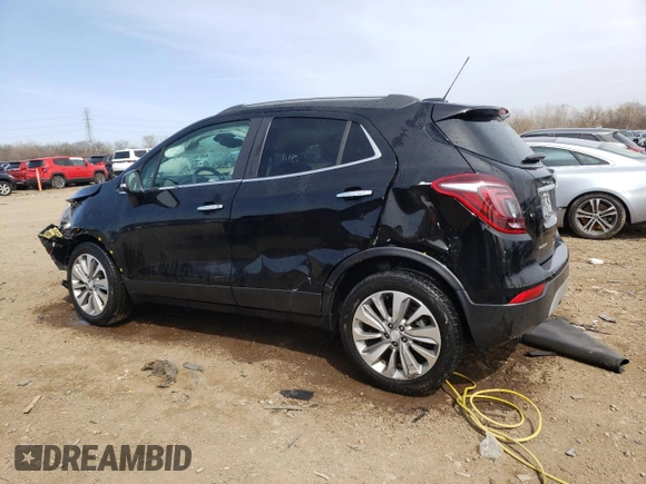 2018 Buick Encore Preferred with VIN KL4CJASB7JB709054, listed as a Copart auction lot 52828985 with 43,227 mi miles and Salvage Title. Bid and sale history available at DreamBid. Image 2.