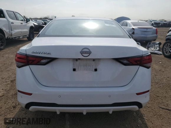 2024 Nissan Sentra S with VIN 3N1AB8BV0RY218483, listed as a Copart auction lot 54877765 with 44,261 mi miles and Non repairable. Bid and sale history available at DreamBid. Image 6.