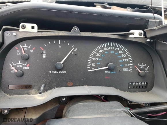 1998 Dodge Ram 1500 with VIN 1B7HC16Y5WS705743, listed as a Copart auction lot 73229854 with 240,489 mi miles and Salvage Title. Bid and sale history available at carsss.com. Image 9.