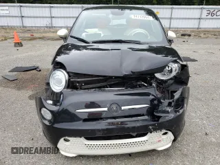 2014 FIAT 500e with VIN 3C3CFFGE6ET244735, listed as a Copart auction lot 74112064 with 52,226 mi miles and Salvage Title. Bid and sale history available at carsss.com. Image 5.