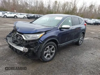 2019 Honda CR-V EX with VIN 2HKRW2H54KH630921, listed as a IAAI auction lot 41366277 with 103,075 mi miles and . Bid and sale history available at DreamBid. Image 2.