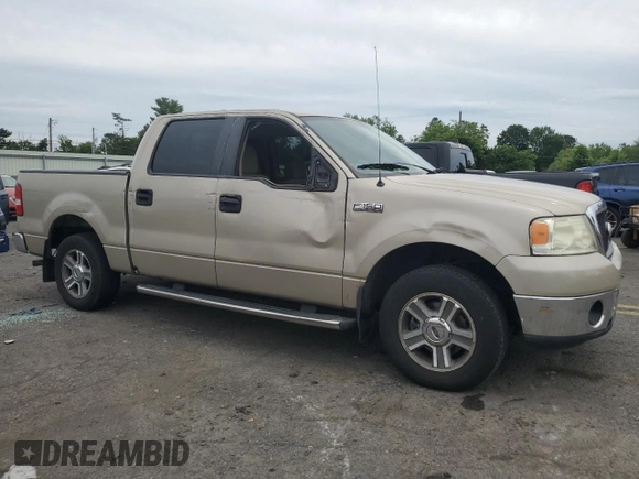 2007 Ford F-150 XLT with VIN 1FTPW12V77FB29548, listed as a Copart auction lot 64403275 with 169,972 mi miles and Salvage title. Bid and sale history available at DreamBid. Image 4.