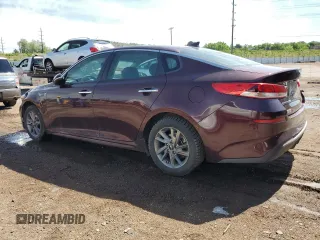 2020 Kia Optima LX with VIN 5XXGT4L39LG385080, listed as a Copart auction lot 58783875 with 117,126 mi miles and Salvage title. Bid and sale history available at DreamBid. Image 2.
