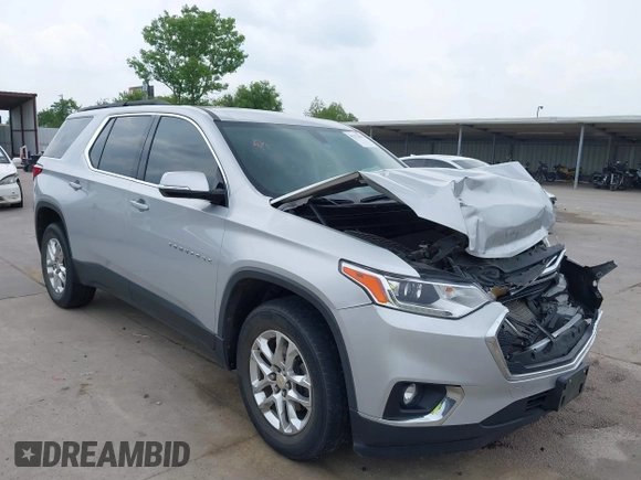 2020 Chevrolet Traverse LT with VIN 1GNERHKW3LJ237616, listed as a IAAI auction lot 42272845 with 87,104 mi miles and . Bid and sale history available at DreamBid. Image 1.