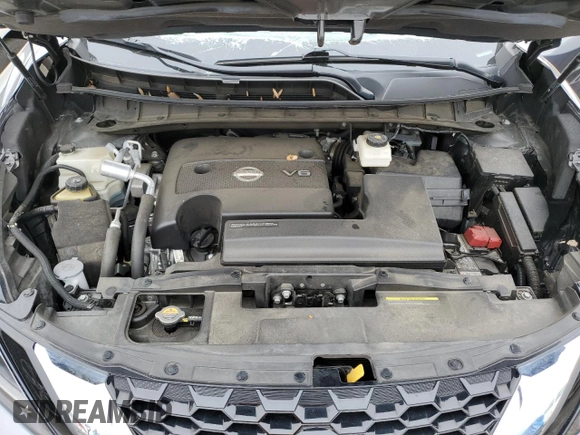 2022 Nissan Murano S with VIN 5N1AZ2AJ9NC123679, listed as a Copart auction lot 44778535 with 34,321 mi miles and Salvage Title. Bid and sale history available at DreamBid. Image 12.