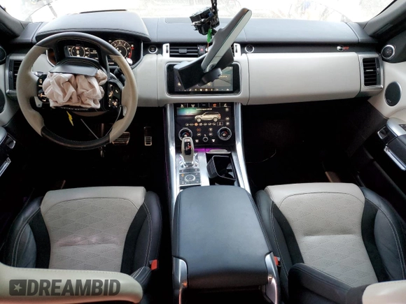 2021 Land Rover Range Rover Sport SVR with VIN SALWZ2RE8MA789212, listed as a Copart auction lot 75075584 with 42,192 mi miles and Salvage Title. Bid and sale history available at DreamBid. Image 8.