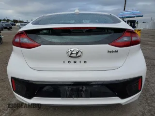 2017 Hyundai Ioniq Limited with VIN KMHC85LC8HU047253, listed as a Copart auction lot 48597485 with 137,003 mi miles and Salvage Title. Bid and sale history available at DreamBid. Image 6.